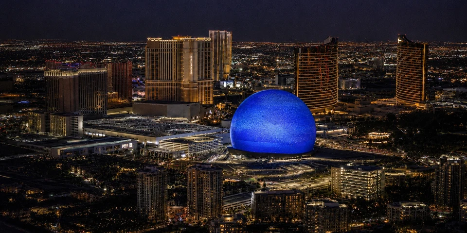Sphere in Las Vegas, a distinctive setting for live entertainment